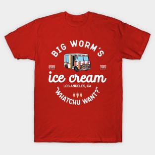 Vintage Big Worm Ice Cream T-Shirt